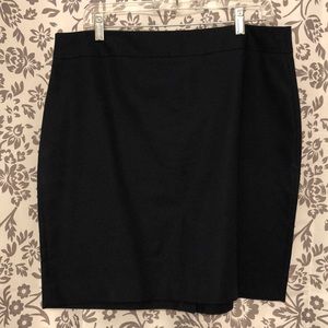 Dark Navy Pencil Skirt